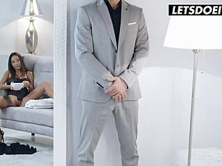 Busty Liya Silver's Tight Shaved Pussy Takes Passionate Pounding