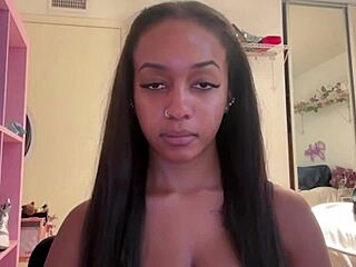 Lily Starfire, how deep can that oiled ebony ass go?