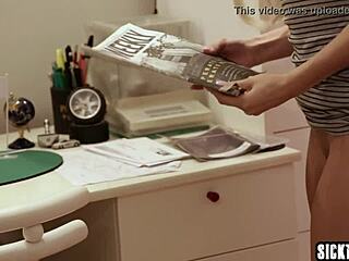 uhh petite blonde elsa jean with small tits just had to suck stepdad's huge hard cock y'know