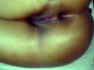 Fat ebony whore loves daddy's huge cock gaping her asshole wide