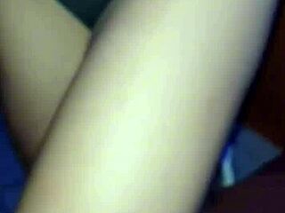 i can't stop fingering this sexy latina's cute belly button close-up