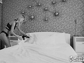 busty french canadian wife mary-queen, strip that submissive slut body for bts teasing