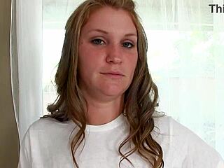 dani lane gulps cum after first big cock pov blowjob