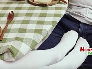 Your gf's bratty teen stepsis rides my cock so well