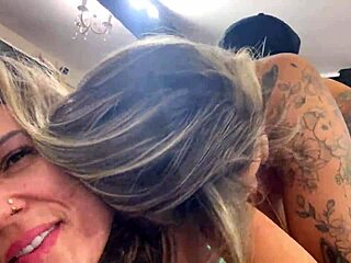 Tanned Bedroom Threesome With Pulsing Wet Pussy Orgasms