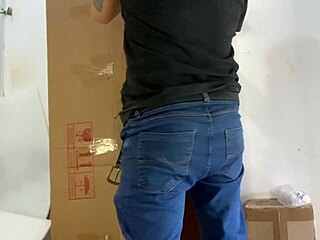 Boss Caught Me Pounding Client's Ass in Storage