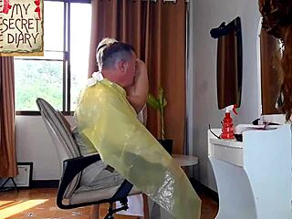 Compilation Of Nudist Barbershop Ladies Stripping Clients Naked Outdoors