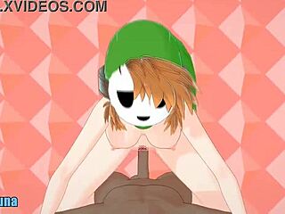 Bent Over Begging for Big Cock in Shy Gal's Tight Pussy