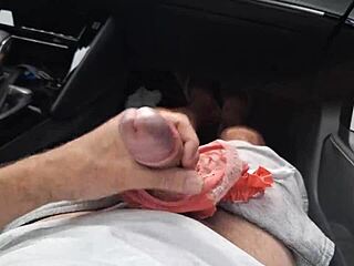 i jerk off and cum on sister-in-law's panties