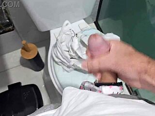 i jerk off and cum on sister-in-law's panties