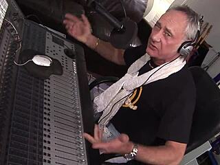 radiostation milf whore takes rough 3some pounding to dripping wet orgasms