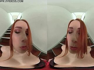 Redhead Girlfriend Fingers Pussy Then Rides Cock in Horny Czech VR