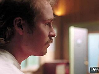 How Deep Does Chanel Camryn Worship Dom's Cock in Restaurant?