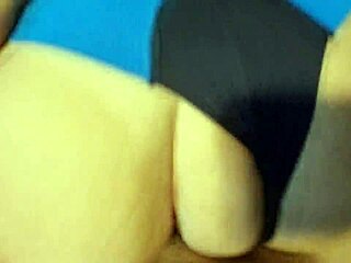 Karina and lucas homemade anal double with huge buttplug