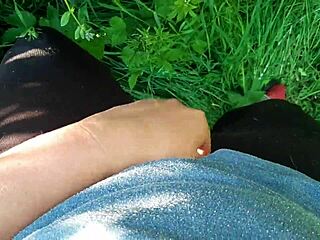 Neighbor Street Masturbation Syncs Our Orgasms Together