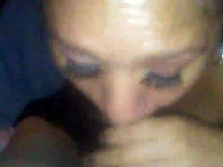 she begs to suck that hard cock like a total slut milf