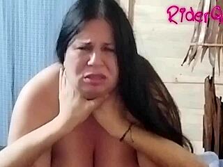 Riderqueen Uncensored Latina Milf Mommy Sex Tape Creampie