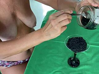 Mature Stepmom Milks Breeding Bull's Huge Balls Food Fetish