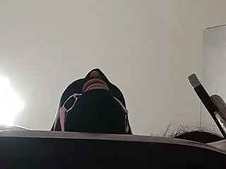 blindfolded milf tied up takes cock in mouth pussy ass