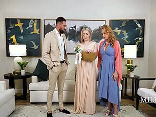 Prep Curvy Milf Ass Before Aisle Walk Group Fuck!