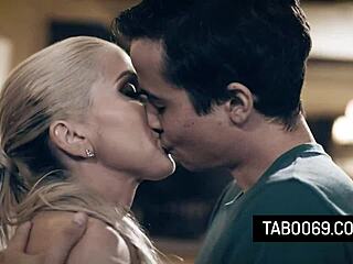 Stepdad joins cougar stepmom Christie Stevens fucking her stepson in taboo 3some?