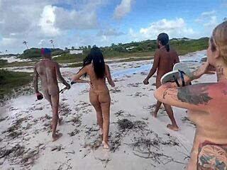 Petite Latina's Big Clit and Ass Get Bent Over for Rough Face Fucking and Doggystyle Banging!