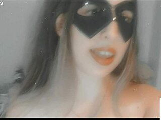 skinny girl drops towel flashing her tight little naked body