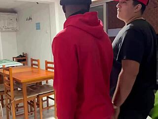 devoured friend's pale girl with big cock fingering blowjob