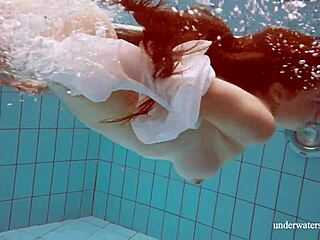 big titted lola swims underwater showing tight pussy 🔥🍑💦