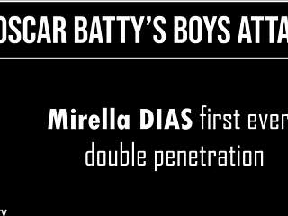 Skinny Brazilian Mirella Dias Takes First Double Anal Dry DAP DP ATM