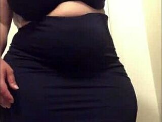 Amateur BBW pawg shakes big ass and tits in homemade fat tease compilation.