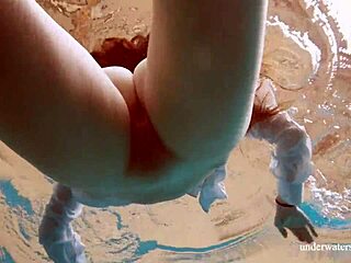 big titted lola swims underwater showing tight pussy 🔥🍑💦