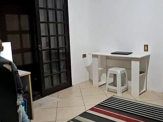 Blonde Interviewee Fucks Bent-Over Boss in Dancer Casting Creampie