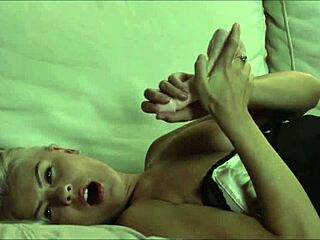 Jasmine Rouge Shoves Dildo Deep in Hairy Pussy on Chill Night.