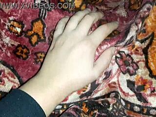 Girlfriend's Tent Cunnilingus Wake-Up on Halloween Ignites Explosive Pussy Lick Orgasm