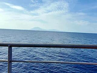 stepmom flashes big tits pussy in public remembering stepson vacation fun