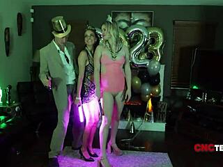 innocent american milf freeused in wild new years threesome