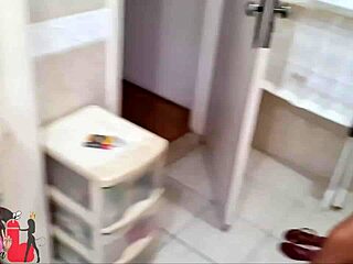 Cuckold wife sneaks fuck brings creampie home from lover