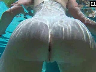 Skinny Redhead Cum Slut's Cunt Sprays Cum Like Sprinkler After Pounding