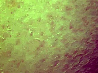 Curvy BBW masturbates fat tits with big dildo first time