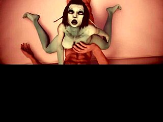 in this 3d hq soria's big tits expand as she rides cowgirl pov sex