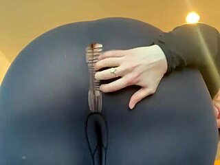 Pawg's Ass Stretches Ripped Pants Revealing Huge Tits And Curves