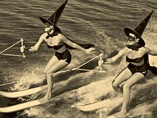 Relive vintage Halloween in retro antique style