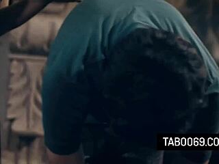 Stepdad joins cougar stepmom Christie Stevens fucking her stepson in taboo 3some?