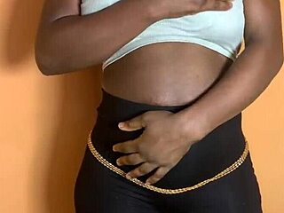 AFRICAN EBONY TAKES ROUGH BACK SHOTS HARD!