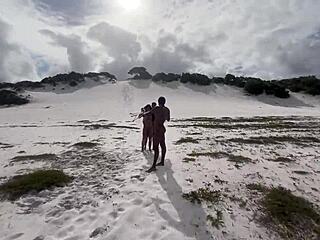 Petite Latina's Big Clit and Ass Get Bent Over for Rough Face Fucking and Doggystyle Banging!