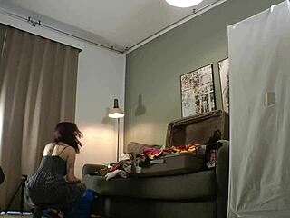 TikTok influencer finds cock during lingerie skirt haul?