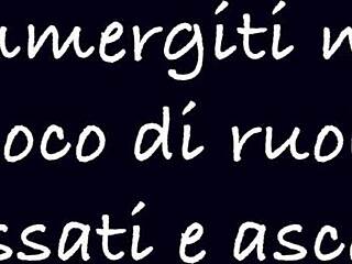 Italian femdom mistress facesits and fucks slave in roleplay ep1