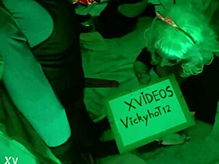 i'm in heels lingerie as latina ladyboy prostitute deepthroating for verification vid