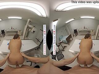 Naughty Nurse Nolina Nyx Rides Patient's Big Cock in Exam